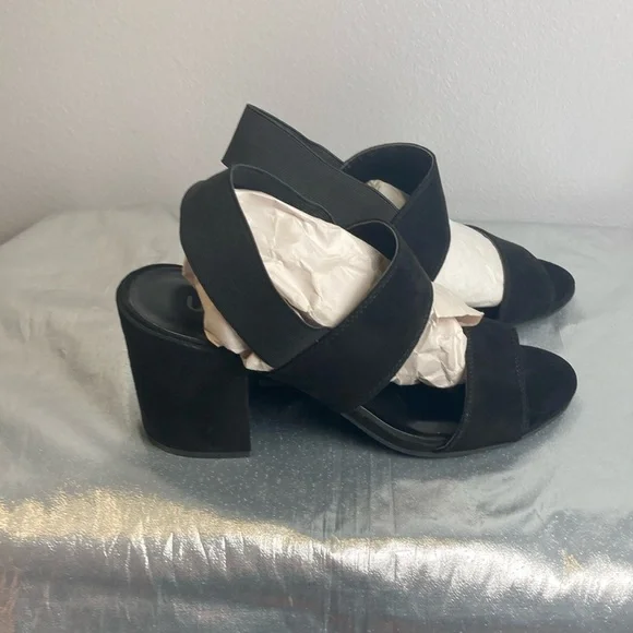Unisa Black Heeled Sandals Sz 8.5M - Picture 4 of 15